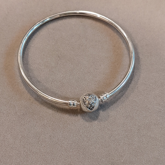 PANDORA Silver heart of winter bracelet 'you melt my heart' - Picture 2 of 3